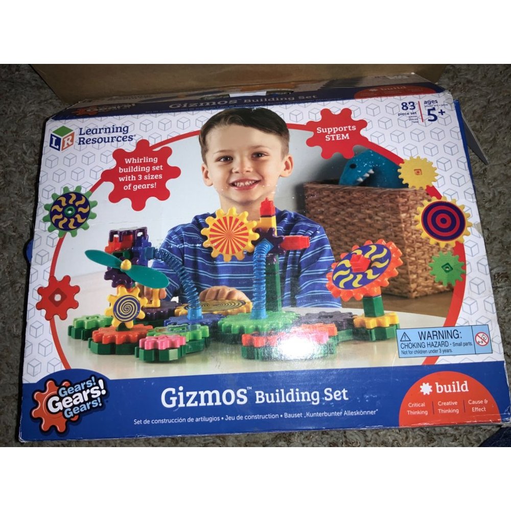 Learning Resource Gizmos Building Set- Whirling Gear Set